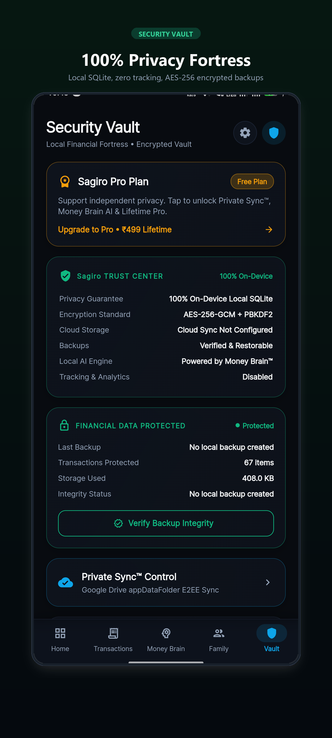 SAGIRO Security Vault